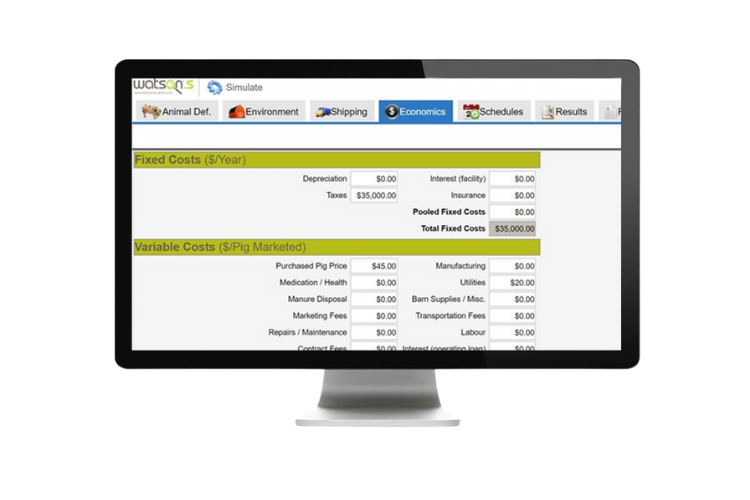 Modelling for optimised swine performance